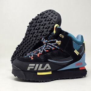 Fila Renno Multi Trekking Women's Shoes Size 5 Color Black Blue Yellow New